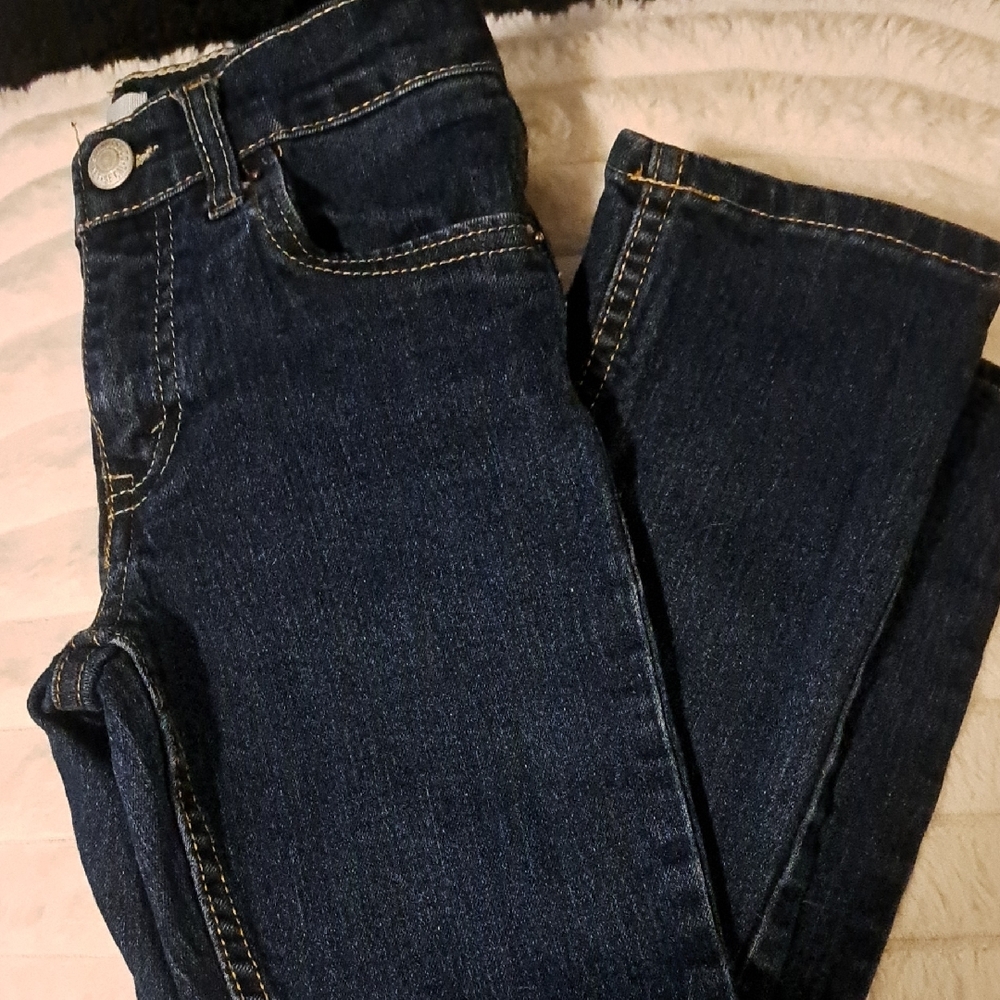 Dark Blue Denim Jeans